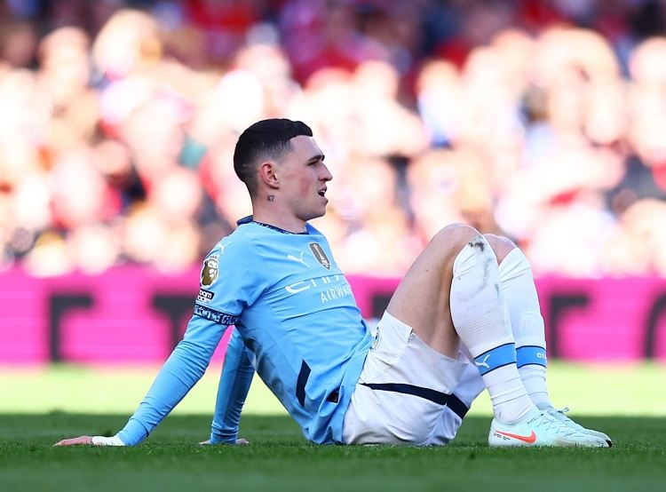 2025年球员身价下降榜：福登身价下降6000万欧最多，维尼修斯次席