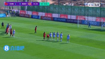 扩大比分！周欣怡点射建功，女足U17半场前2-0领先挪威U17女足