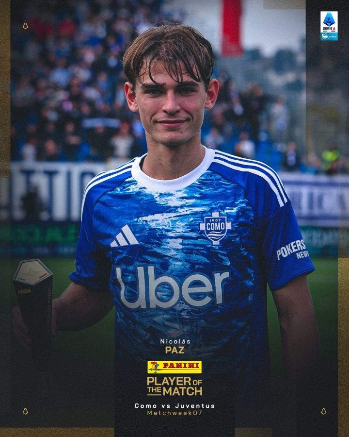 皇马偷着乐！21岁帕斯无解传射斩尤文，7轮4球4助身价5500万