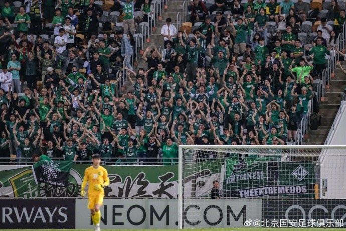 亚冠二级联赛小组赛第3轮，北京国安客场3-3战平大埔