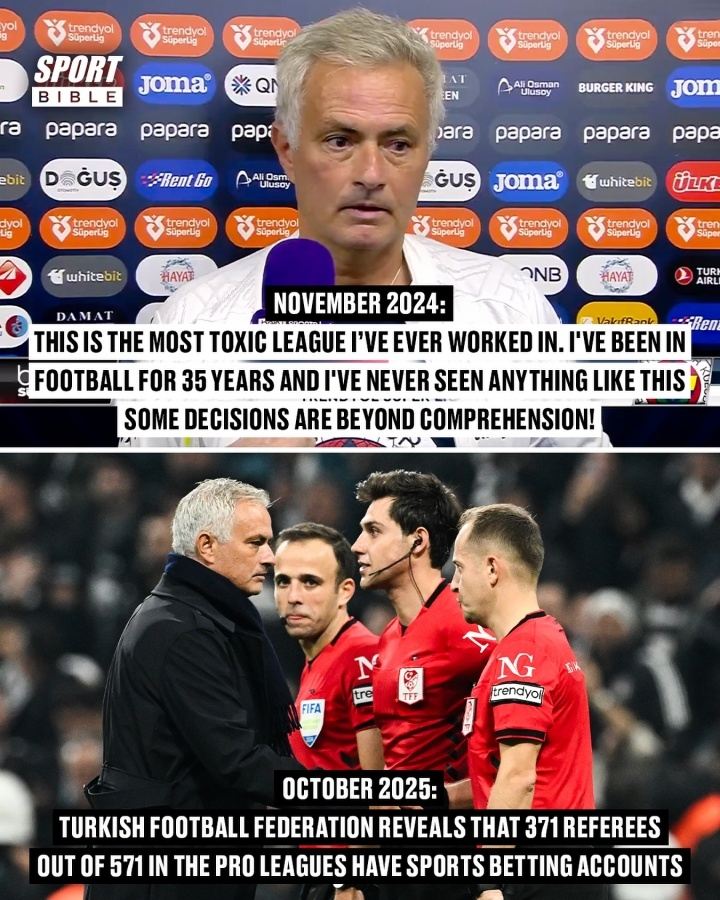 根烂透了土耳其足协官方：150名裁判下注博彩被停哨，最长1年