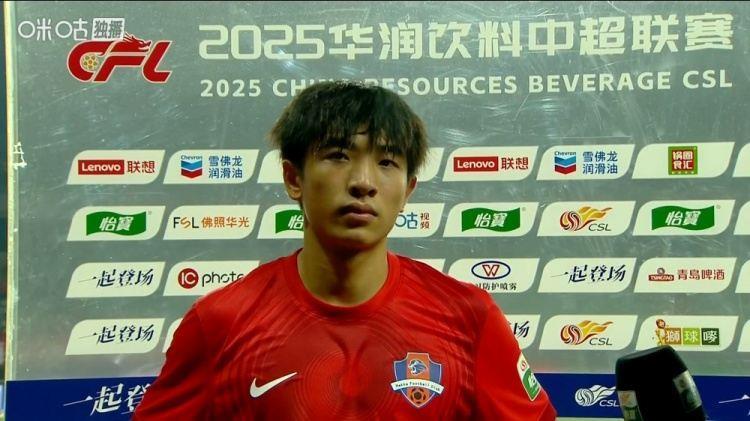 魏祥鑫：今天我们没有把握好机会；踢完全运会感觉状态回来了