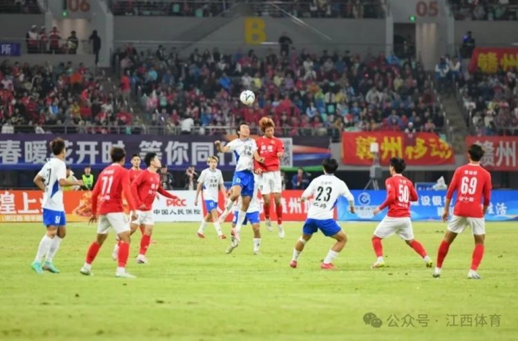 本赛季赣超联赛落幕，赣州队总比分3-0击败宜春队获得冠军