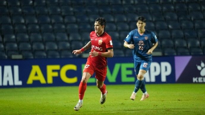 2025/2026亚冠精英联赛第4轮，武里南联2比0上海海港