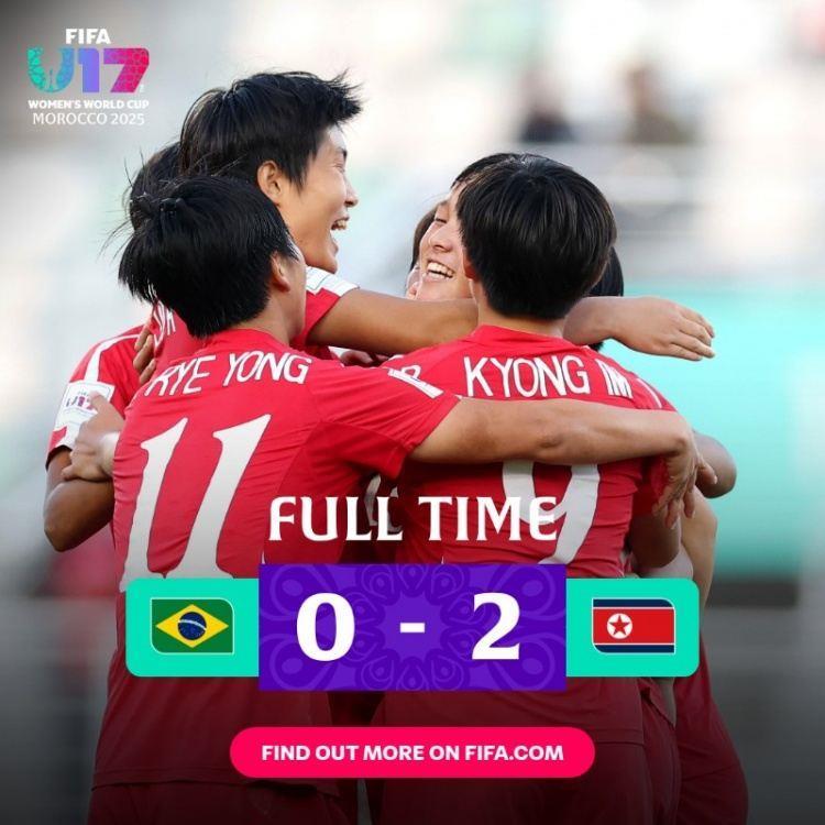 朝鲜U17女足6连胜挺进世界杯决赛，静待曾击败的荷兰vs墨西哥胜者