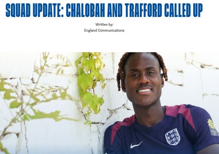 对塞尔维亚 阿尔巴尼亚！官方：英格兰队补招查洛巴和特拉福德