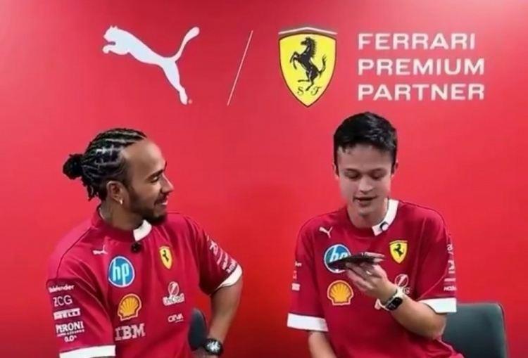 F1车手汉密尔顿QA：足坛最喜欢维尼修斯和内马尔 欣赏梅西的技术