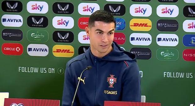 领到国家队首红！C罗赛前：希望别嘘我太多 我发誓会努力做乖孩子