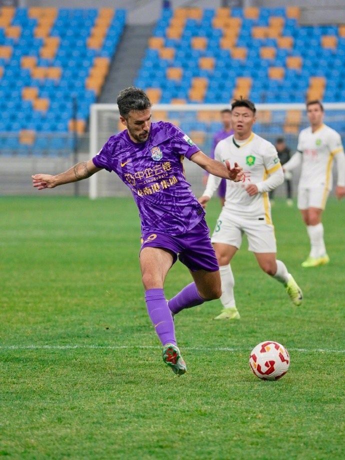 基莱斯破门，津门虎内部教学赛1-2不敌国安