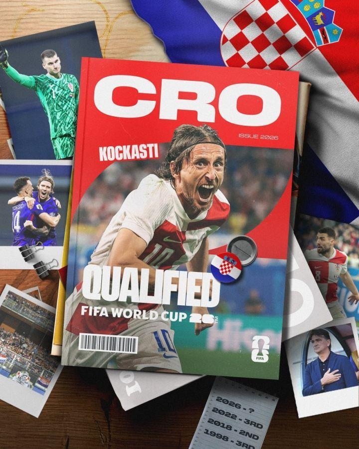 提前一轮出线！克罗地亚队史第7次晋级世界杯，连续第4次参赛