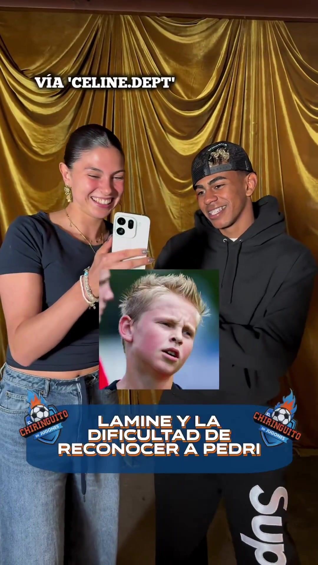 厉害！亚马尔看儿时照片猜球员，内马尔、德容、梅西、莱万全猜中