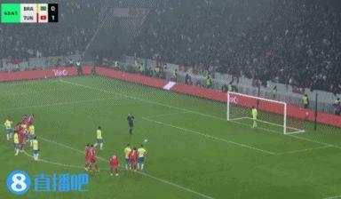 连场建功！18岁埃斯特旺点射破门，巴西1-1扳平突尼斯