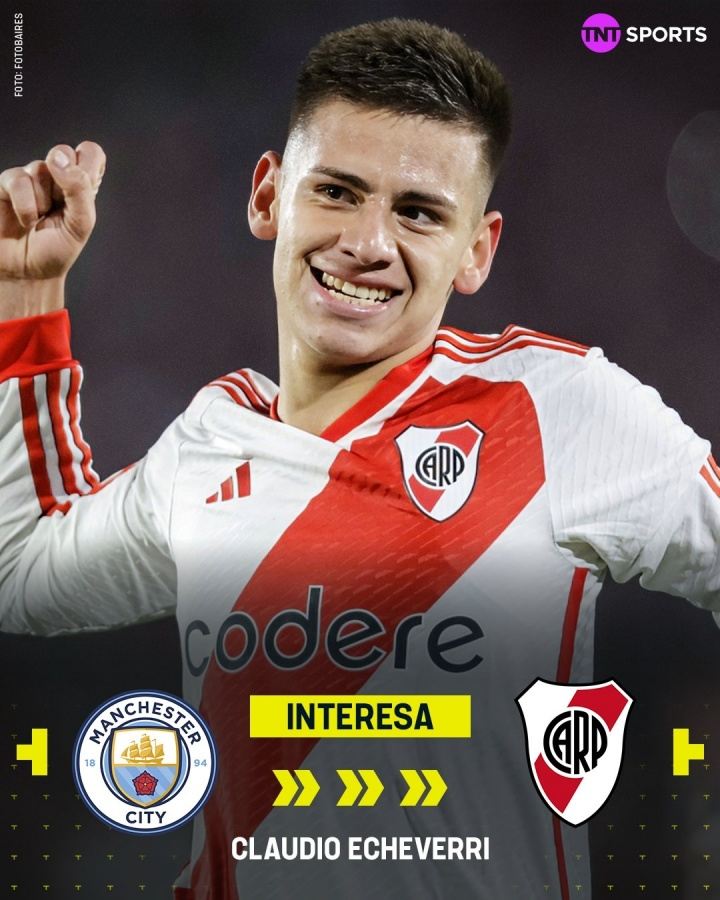 在药厂没机会TNT：19岁埃切维里要求曼城终止租借，河床想租