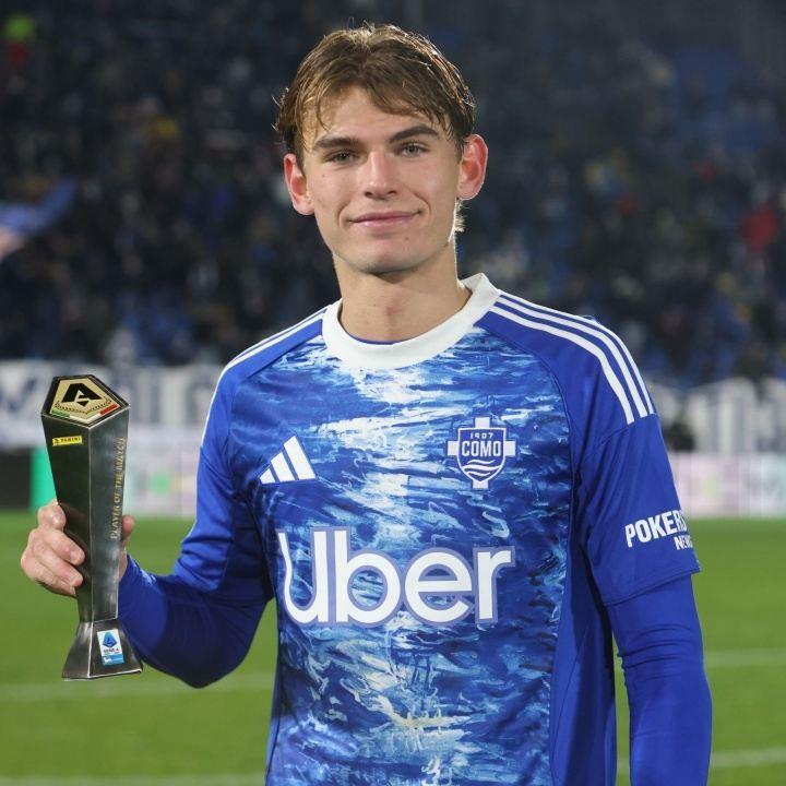 21岁粗大腿！帕斯13场5球5助身价5500万，科莫赛季仅1负距榜首3分