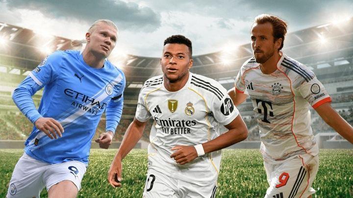 五大联赛射手榜：哈兰德、凯恩14球，姆巴佩13球，意甲13轮5人5球