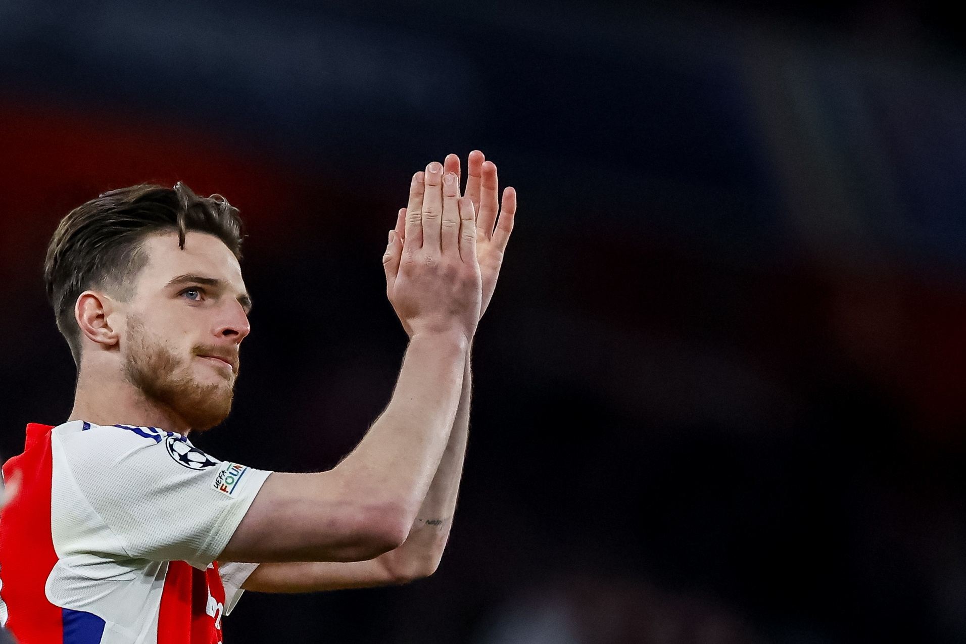 枪迷松口气？赖斯赛后向天空体育表示自己没事，能出战维拉