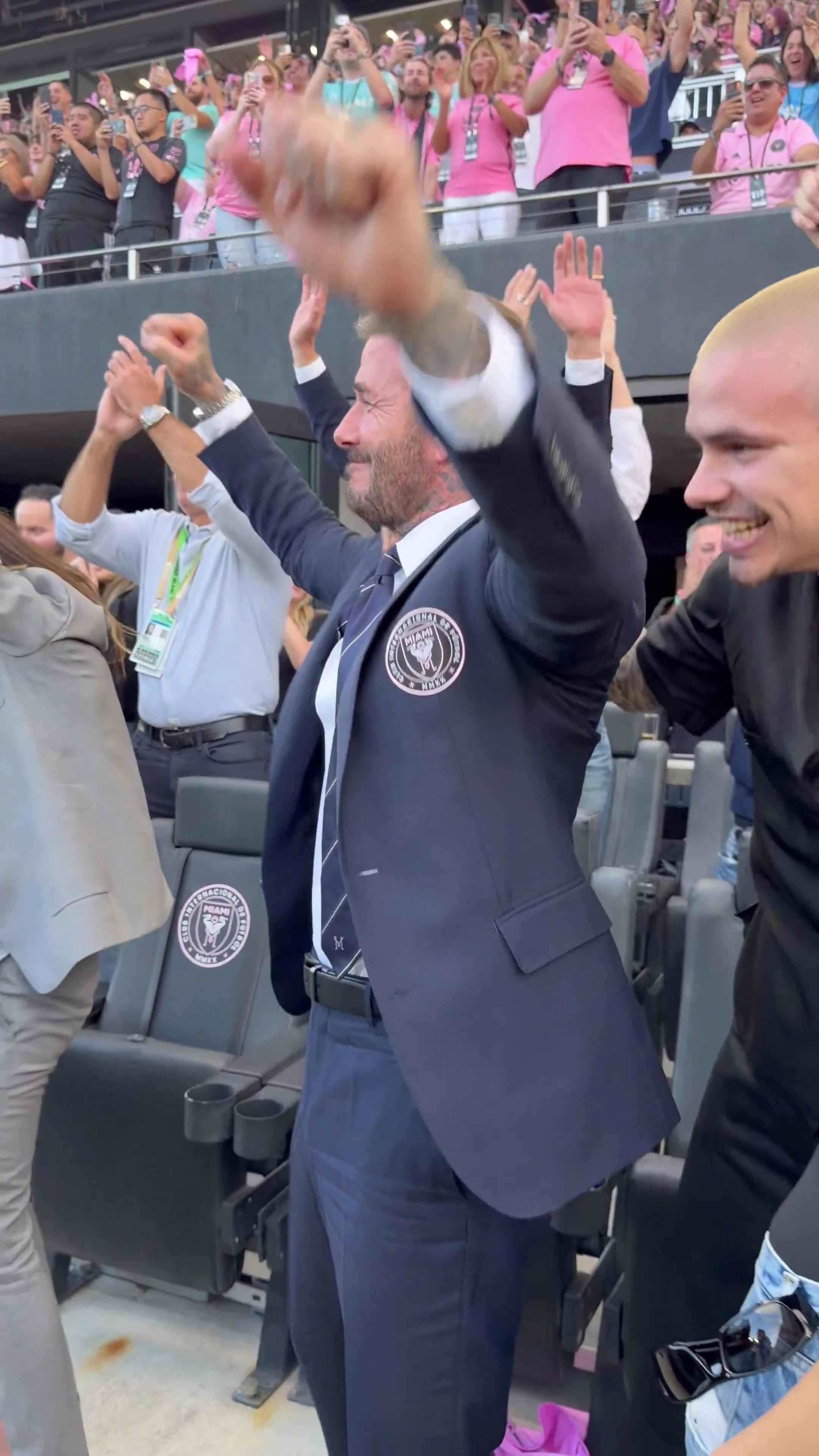 贝克汉姆球员时代2次赢得美职联冠军，作为老板首次夺冠