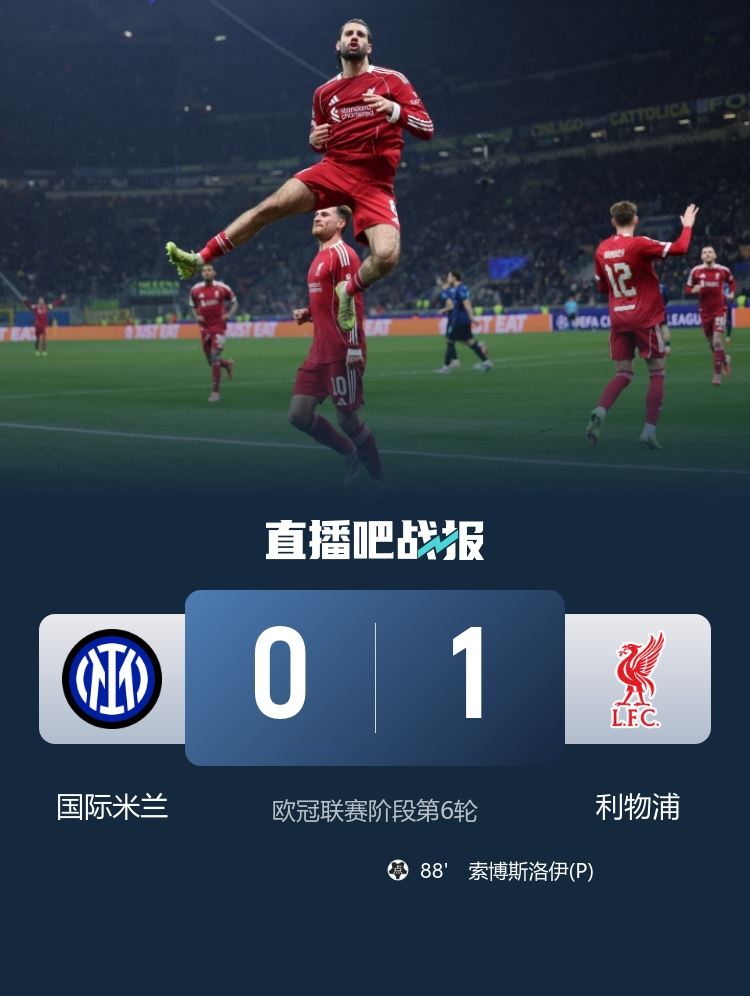 先甜后苦国米欧冠4连胜后2连败，后2轮还要打阿森纳 客战多特