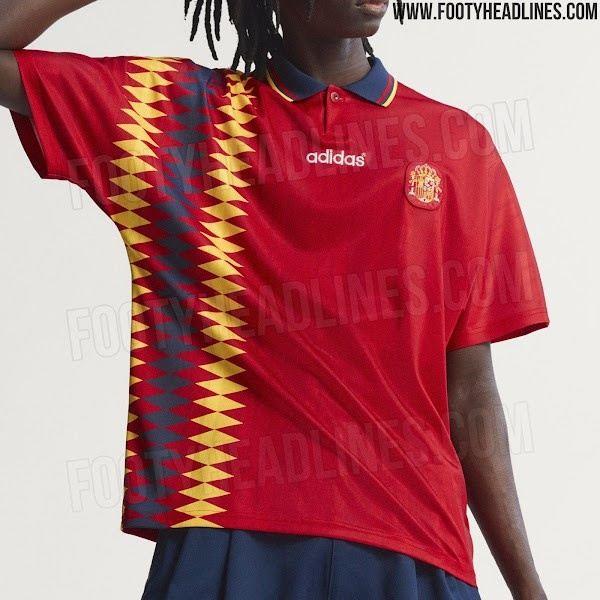 西班牙1994年主场球衣