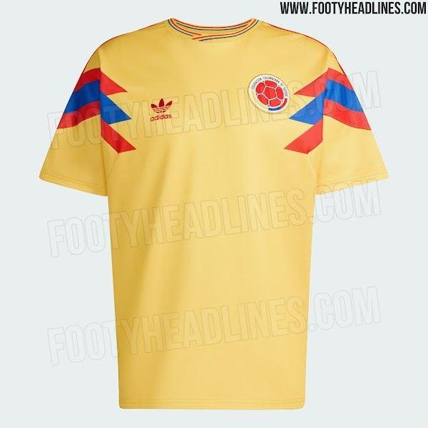 哥伦比亚1990年客场球衣