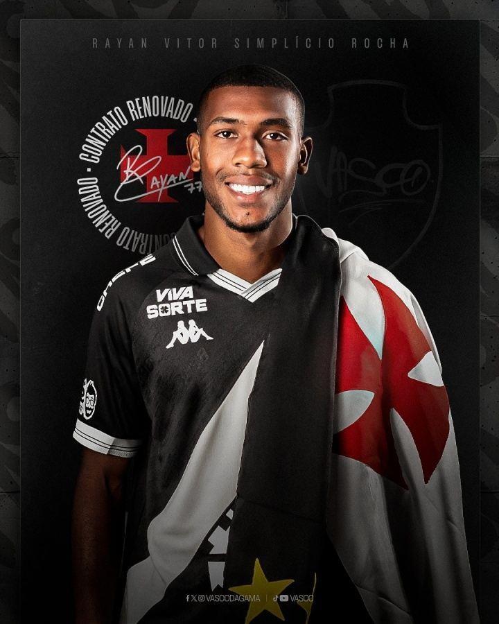 官方：19岁前锋拉扬与瓦斯科达伽马续约到28年底，他正受拜仁关注