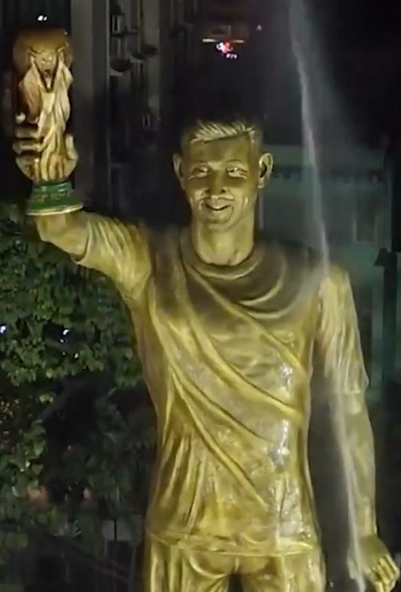 印度网友质疑建梅西雕像：14亿人口无缘世界杯，不如花钱培养球员