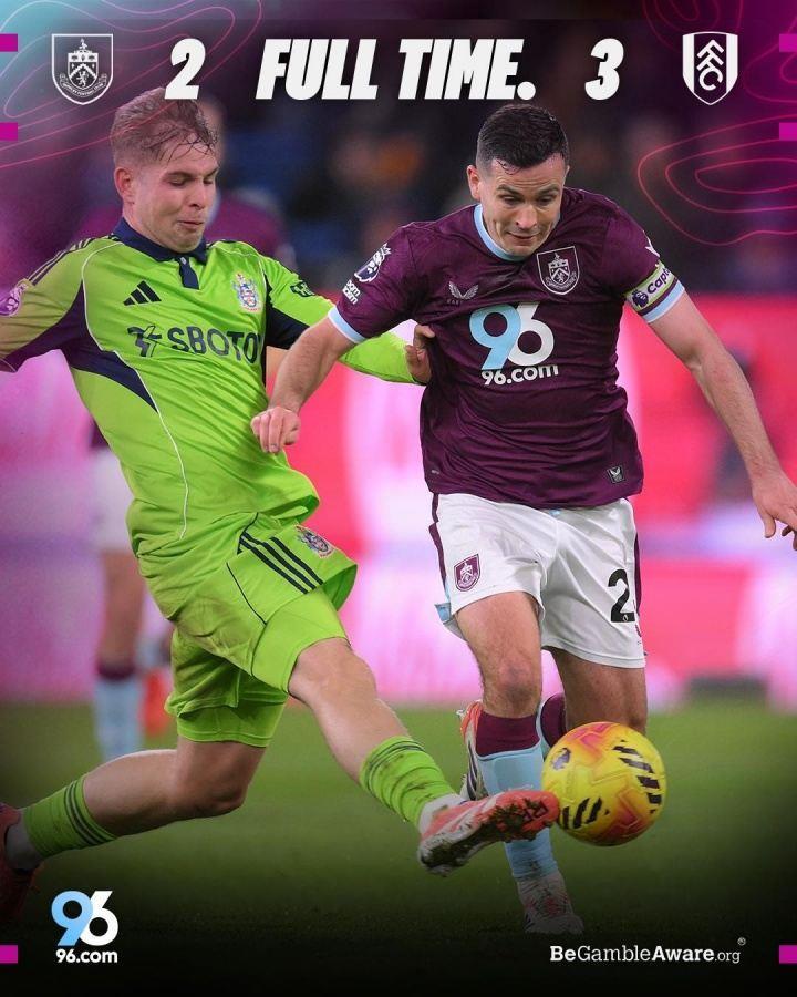 最落魄升班马？伯恩利英超7连败俯冲倒二，落后安全区已达5分