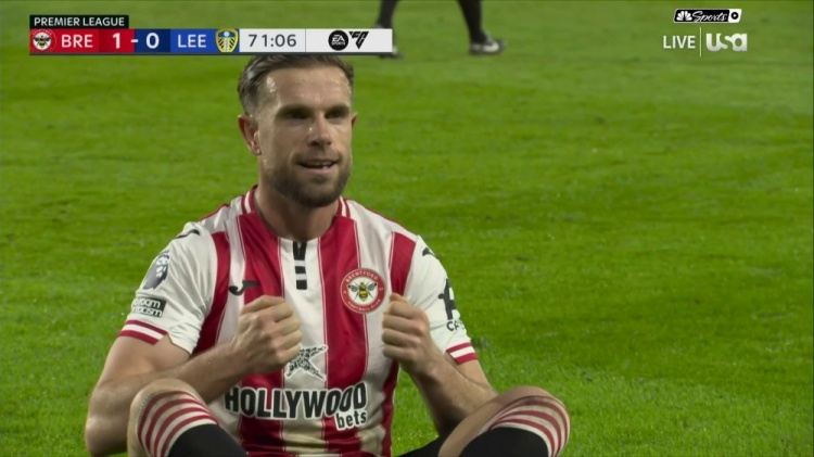 缅怀前利物浦队友！亨德森进球后做出若塔同款庆祝动作