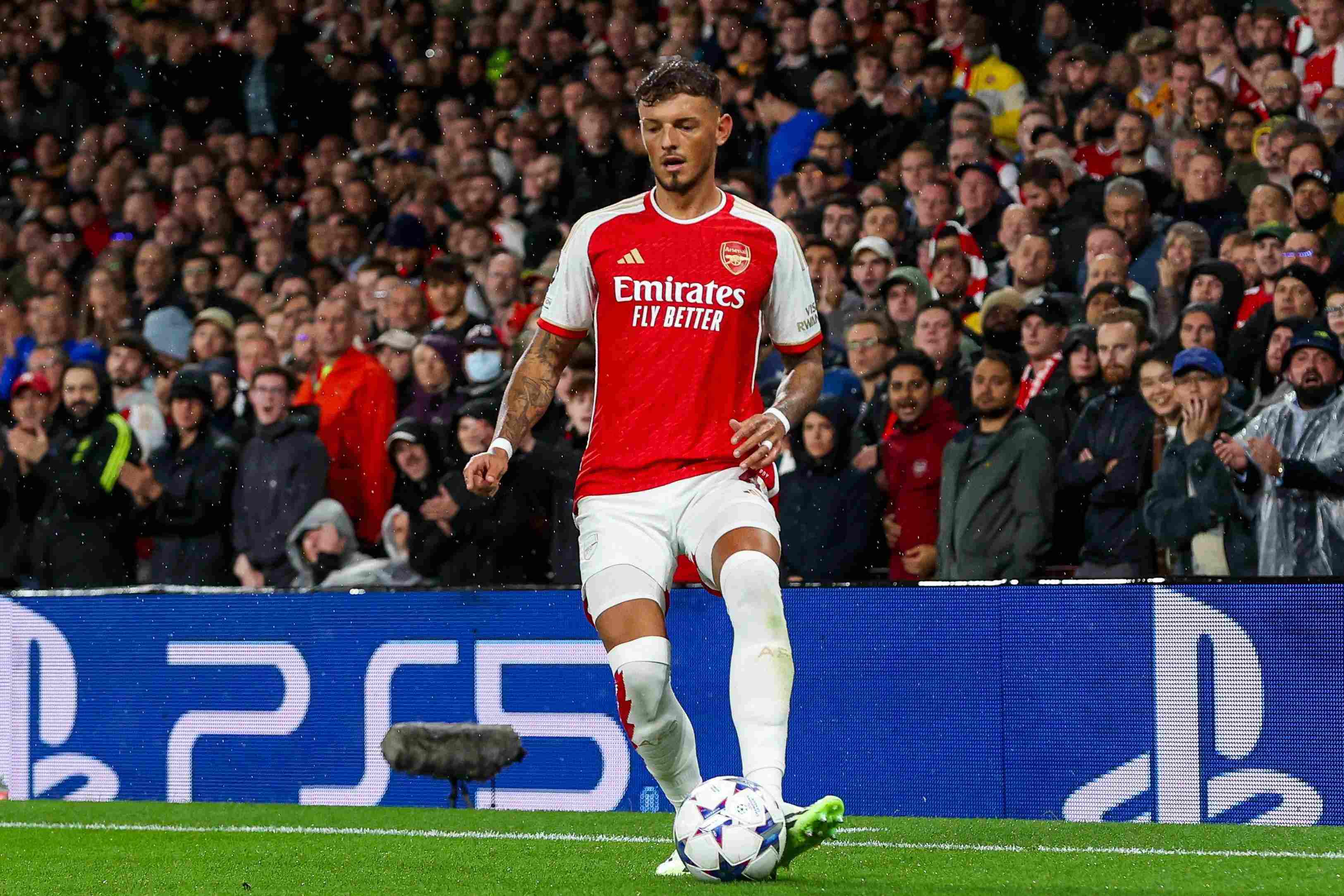 BBC：阿森纳担忧本·怀特可能伤缺4到6周