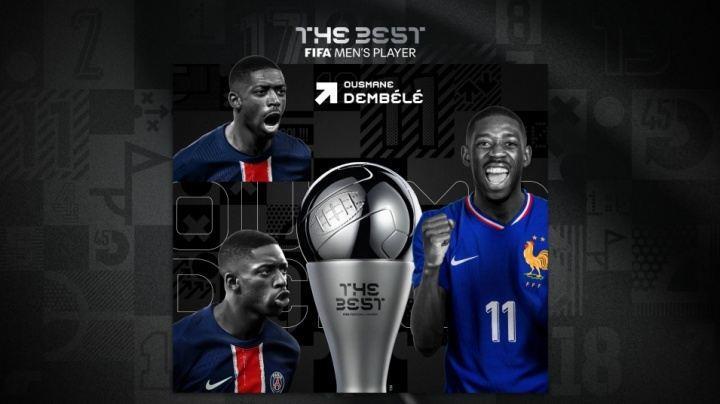 FIFA最佳得票：登贝莱大幅领先，亚马尔姆总分列二三，萨拉赫第六