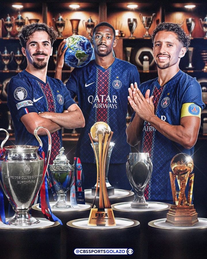 六冠到手！继09巴萨和20拜仁之后，巴黎成为第3支单年度夺6冠球队