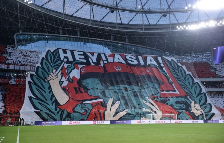 红色刀锋球迷会捐赠蓉城亚冠首秀TIFO，无偿赠与四川省建川博物馆