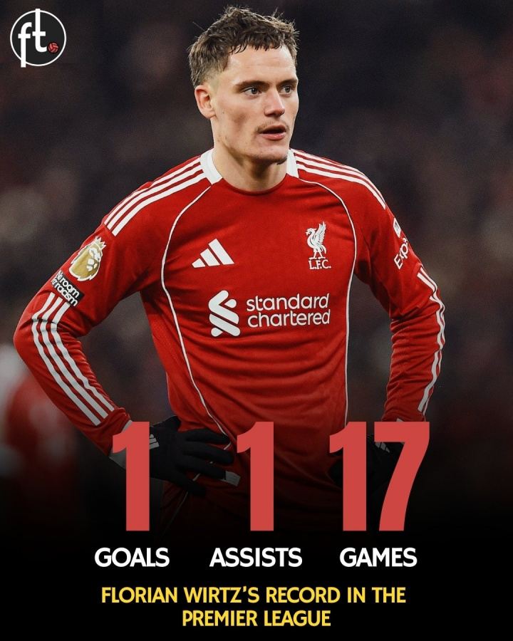 一发不可收拾1.25亿维尔茨英超17场1球1助，上场首助本场首球