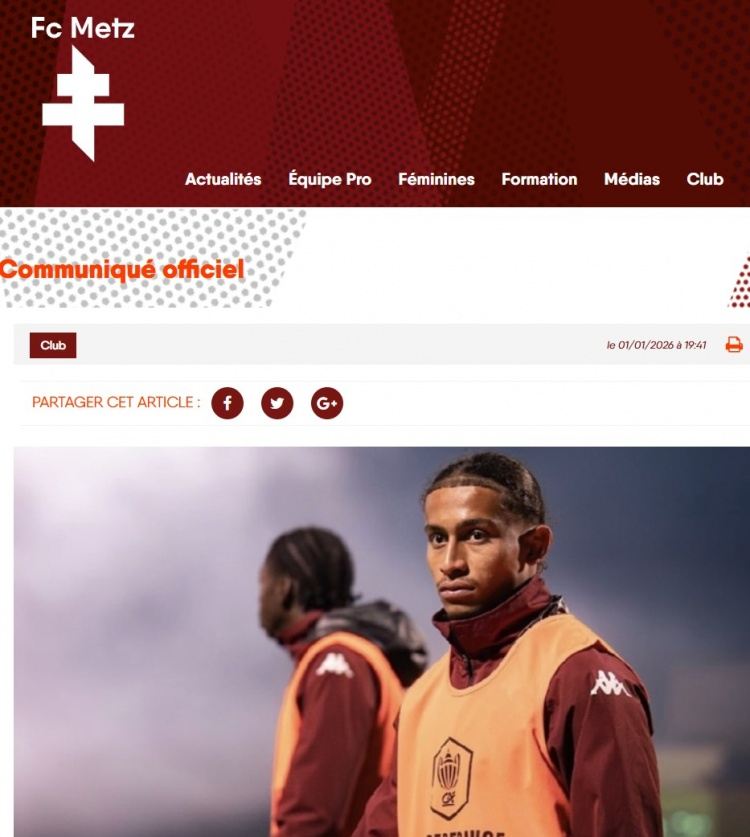 愿平安！梅斯官方：19岁青训小将严重烧伤，已被飞机送往德国治疗