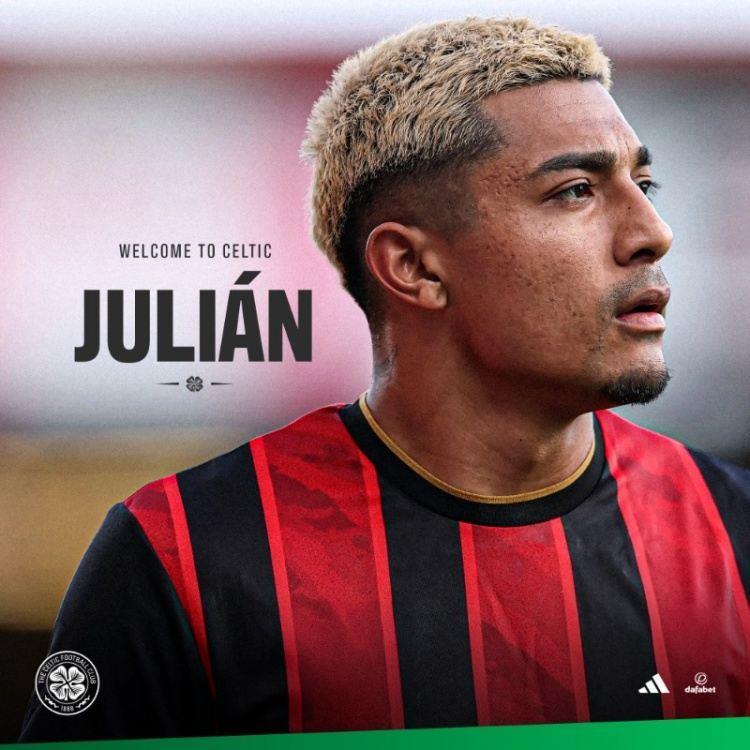 官方：伯恩茅斯右后卫朱利安·阿劳霍租借加盟凯尔特人