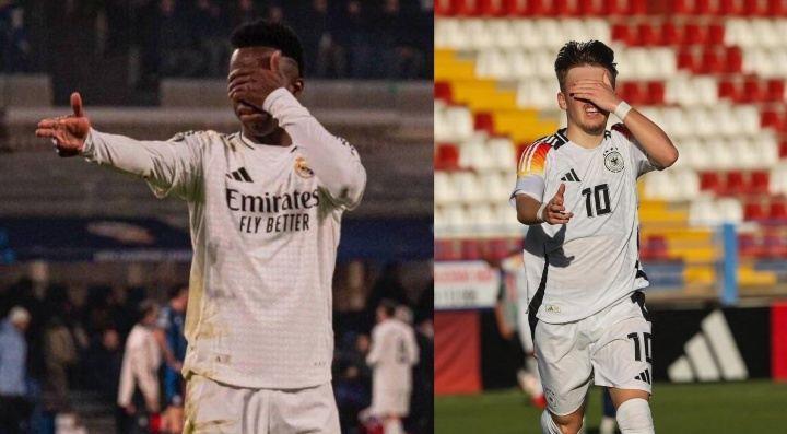 17岁卡尔儿皇梦？皇马博主：卡尔去年曾模仿维尼修斯庆祝