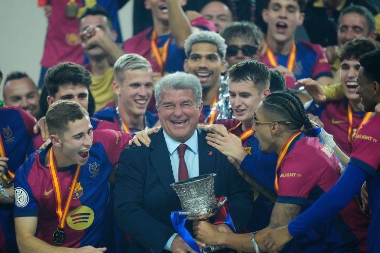 西超杯奖金分配：巴萨800万欧最多，皇马740万欧，马竞285万欧