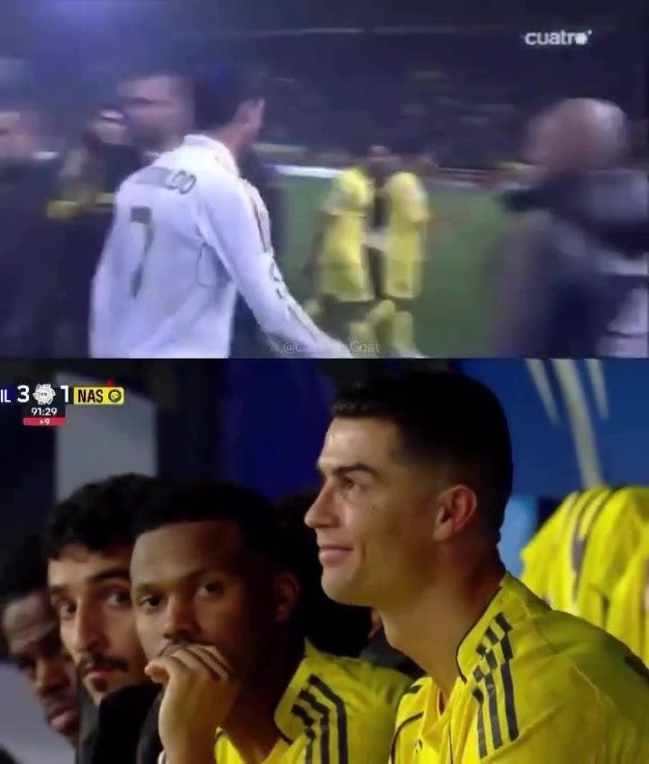 不是第一次！C罗被扒出皇马时期做相同争议手势，高喊“抢劫”