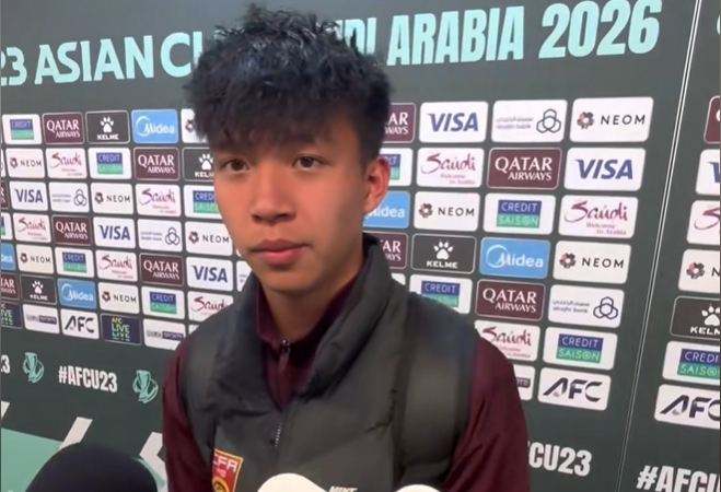 王钰栋：小组赛没进球对自己不太满意，下场比赛对全队都有信心