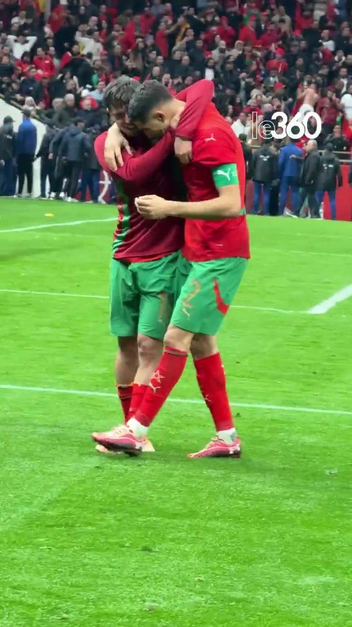 喜极而泣！阿什拉夫与迪亚斯赛后抱头痛哭，两大核心将携手冲冠