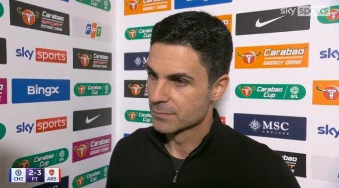 阿尔特塔：我们展现出了统治力，还有两次绝佳的机会可以再进一球