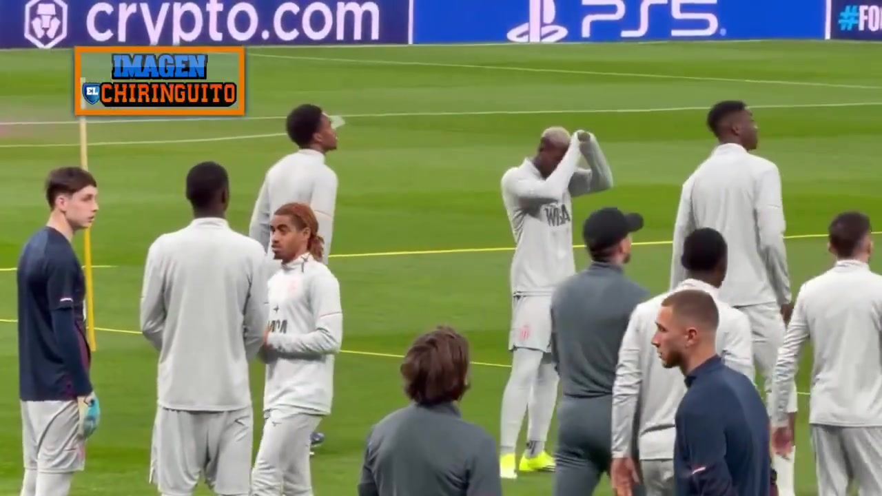 影响力！伯纳乌播放C罗进球时，摩纳哥球员忍不住Siuuu了起来