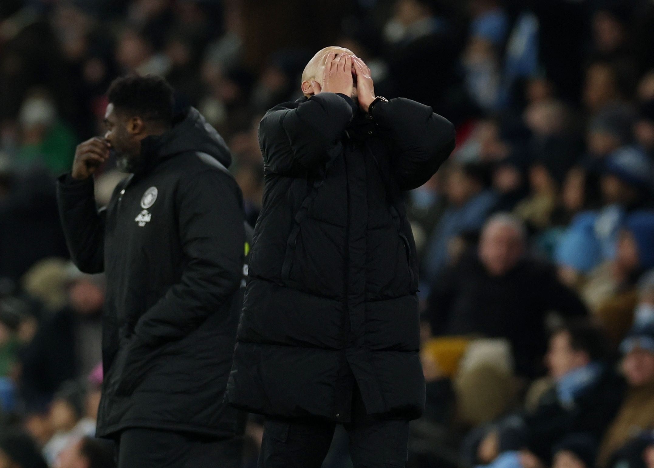 掉至第7！若曼城未能进入欧冠前8，2月28天内将踢9场比赛