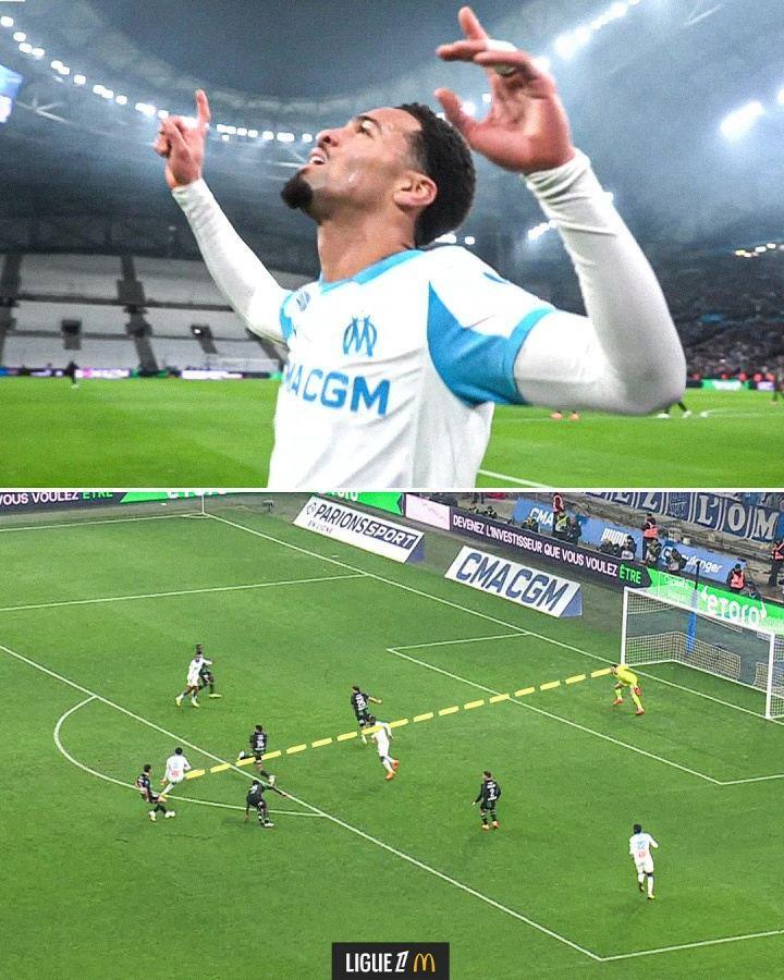 天赋尽显！18岁恩瓦内里马赛首秀13分钟即破门，租半年6月回枪手