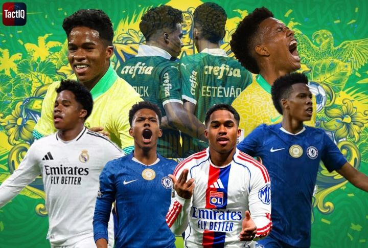 昔日1亿双子星！18岁埃斯特旺半场奔袭传射 19岁恩德里克法甲戴帽