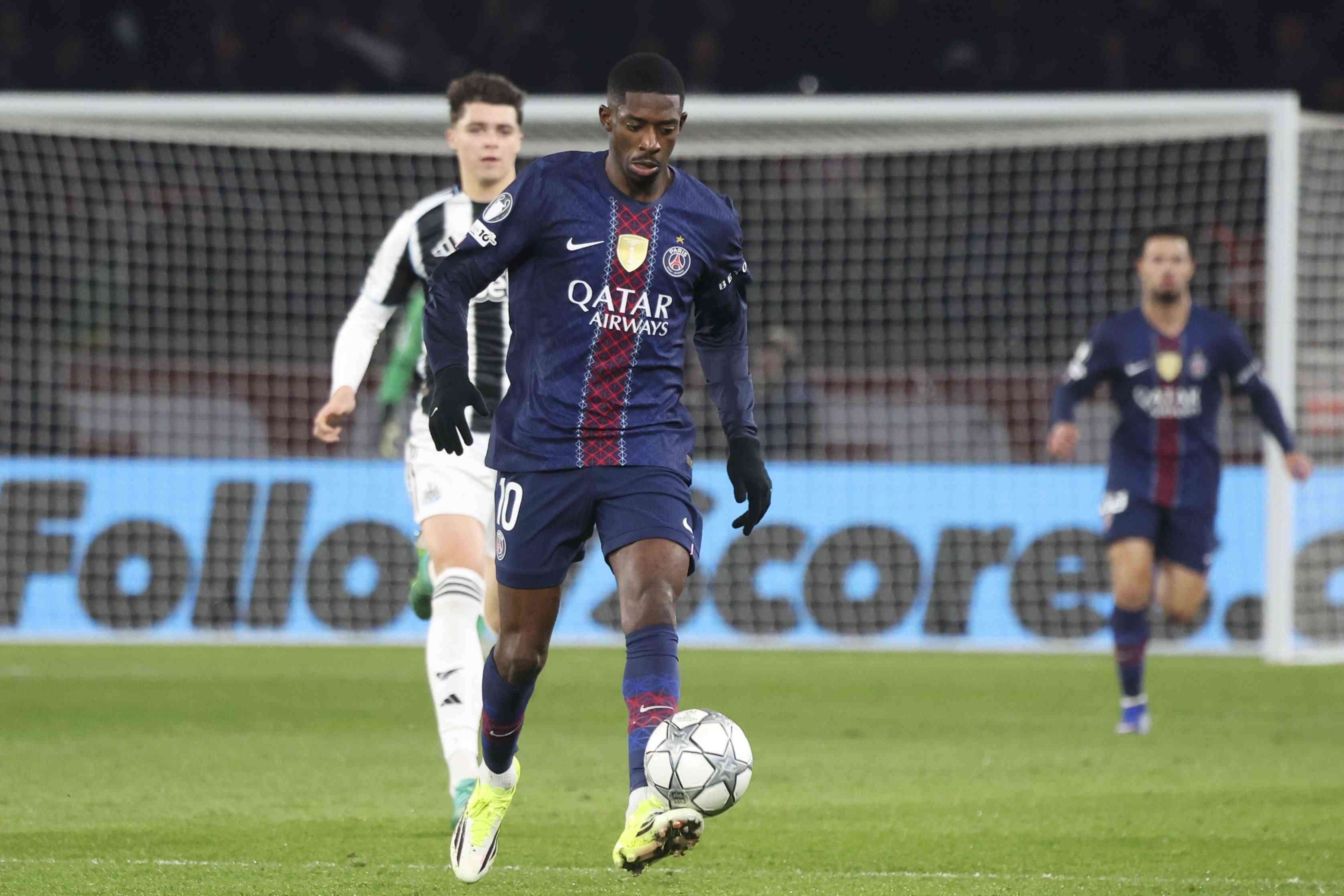 金球先生下滑！登贝莱欧冠失点5场仅1球1助 上赛季8球6助率队夺冠