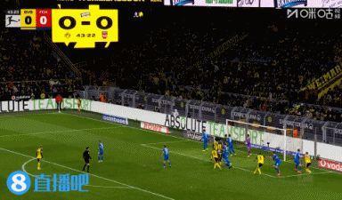 安东门前倒地补射破门，随后海登海姆火速扳平比分