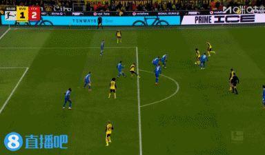 两分球！吉拉西2分钟2球，点射 反击破门，多特3-2反超