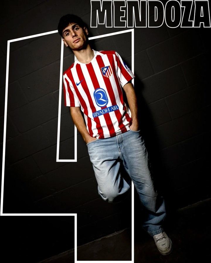 1600万签下！世体：马竞将门多萨视为未来核心，技术和球商出色