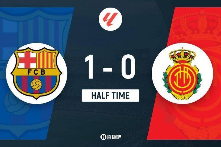半场-莱万补射破门亚马尔错失空门机会 巴萨1-0领先马洛卡